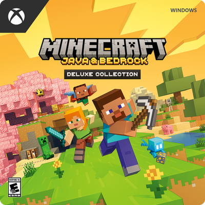 Microsoft Windows Minecraft Java & Bedrock Edition Deluxe Collection eGift