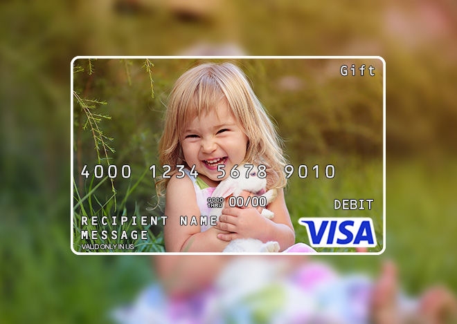 Upload your own Image on a Visa Gift Card | Giftcards.com