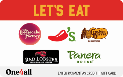 Lets Eat Choice Physical Gift Card | Giftcards.com