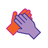 Overlapping hand icon