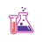 beaker and test tube icon