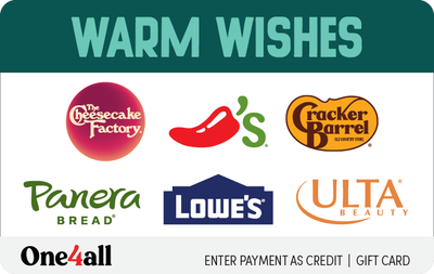 Shop One4all Warm Wishes Gift Card at GiftCards.com