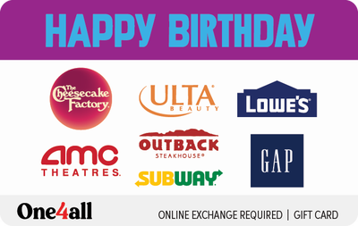 Happy Birthday Choice eGift Card | Giftcards.com