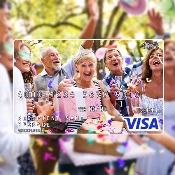 Birthday Gift Cards - Customize a Visa Gift Card | Giftcards.com