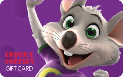 Chuck E Cheese Physical Gift Card | Giftcards.com
