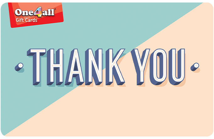 Shop One4all Thank You Gift Card at GiftCards.com