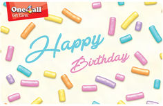 Shop One4all Birthday Confetti Gift Card at GiftCards.com