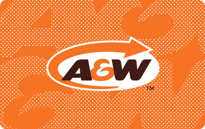 Shop A&W eGift Card (EN Version) at GiftCards.ca