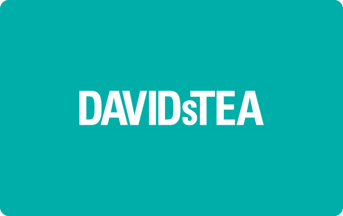Shop DAVIDs TEA eGift Card (EN Version) at GiftCards.ca