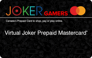 Shop Virtual Joker Gamers Prepaid Mastercard (EN Version) at GiftCards.ca