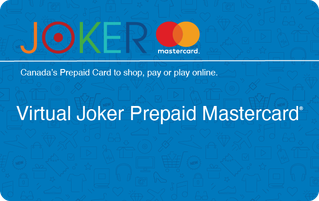 Image of the English version of the Virtual Joker Prepaid Mastercard® for Canada.