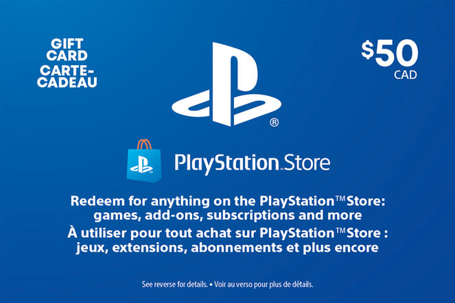 Shop Sony PlayStation Store eGift Card (EN Version) at GiftCards.ca
