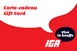 Shop IGA eGift Card (EN Version) at GiftCards.ca