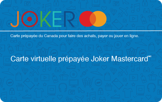 Shop Virtual Joker Prepaid Mastercard (FR Version) at GiftCards.ca