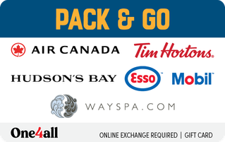 Shop Pack & Go eGift Card from One4all (EN Version) at GiftCards.ca