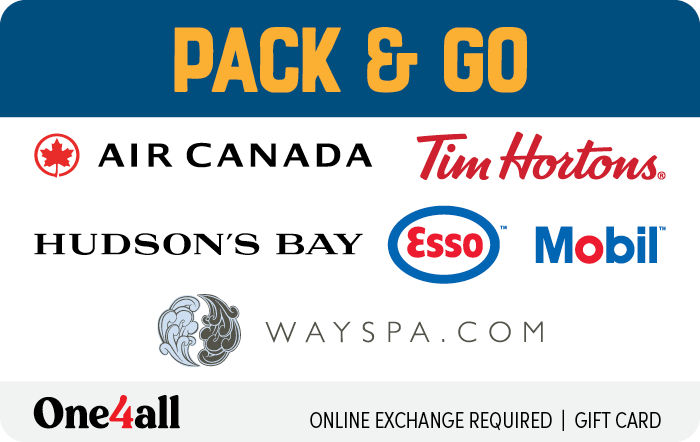 Shop Pack & Go eGift Card from One4all (EN Version) at GiftCards.ca