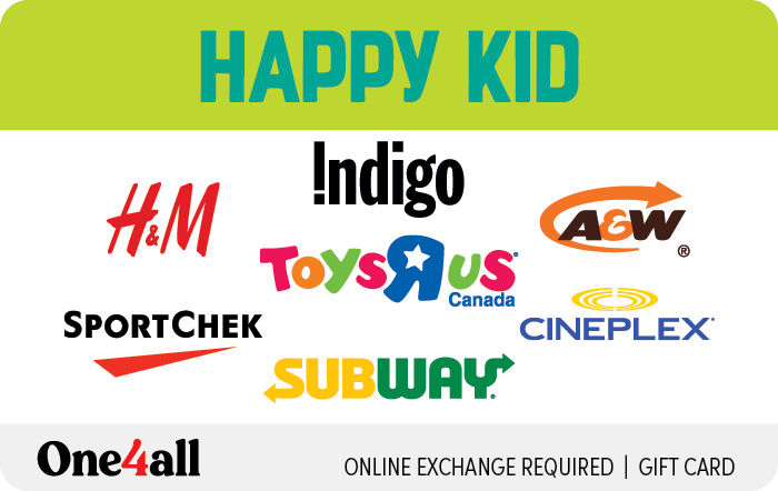 Shop Happy Kid eGift Card from One4all (EN Version) at GiftCards.ca