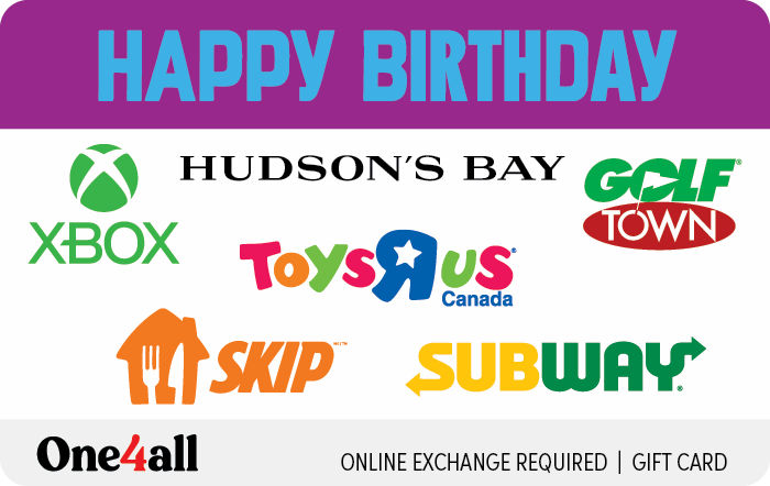 Shop Happy Birthday eGift Card from One4all (EN Version) at GiftCards.ca