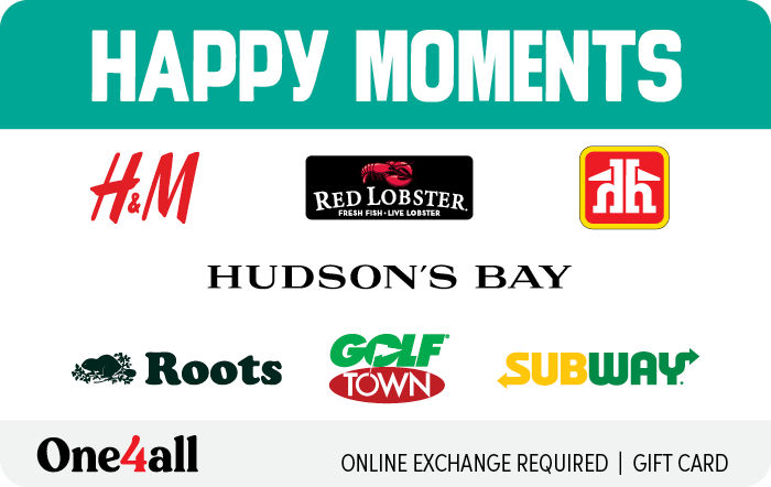 Shop Happy Moments eGift Card from One4all (EN Version) at GiftCards.ca