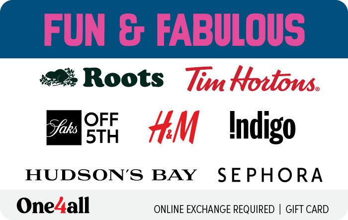 Shop Fun & Fabulous eGift Card from One4all (EN Version) at GiftCards.ca