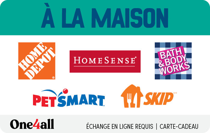 Carte-cadeau virtuelle À la Maison