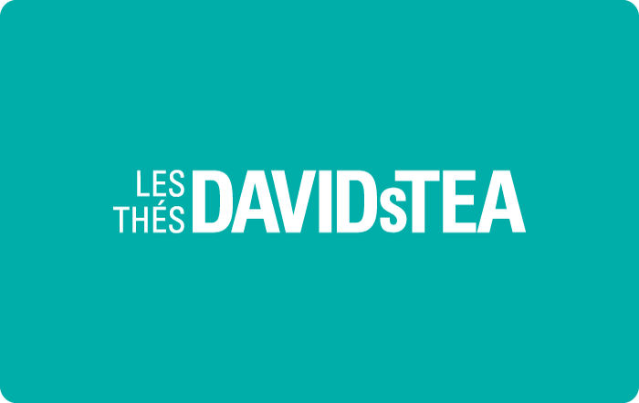 Shop Carte-cadeau virtuelle DAVIDs TEA (Version FR) at GiftCards.ca