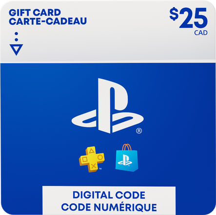 Shop Carte-cadeau virtuelle Sony PlayStation (Version FR) at GiftCards.ca