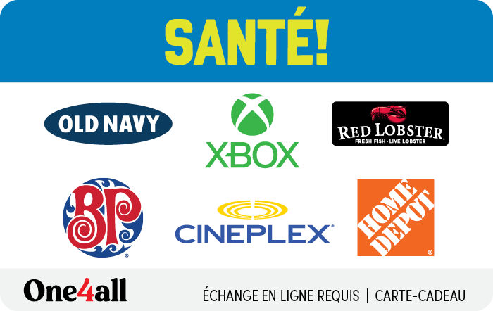 Shop Carte-cadeau virtuelle Santé de One4all (Version FR) at GiftCards.ca