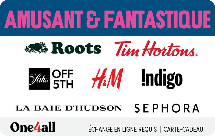 Shop Carte-cadeau virtuelle Amusant & Fantastique de One4all (Version FR) at GiftCards.ca