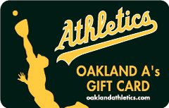 Oakland Athletics Gift Card