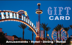 Kemah Boardwalk Physical Gift Card Giftcards. com