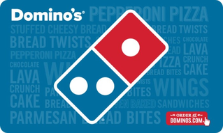 Dominos Pizza Physical Gift Card | Giftcards.com
