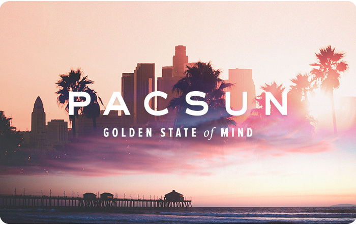 Pac Sun California sunset Gift Card