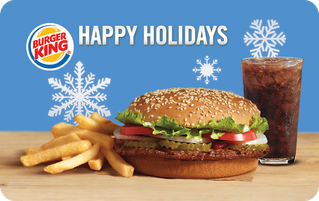 Burger King Physical Gift Card Giftcards. com