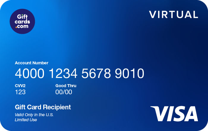 Visa Egift eGift Card | Giftcards.com