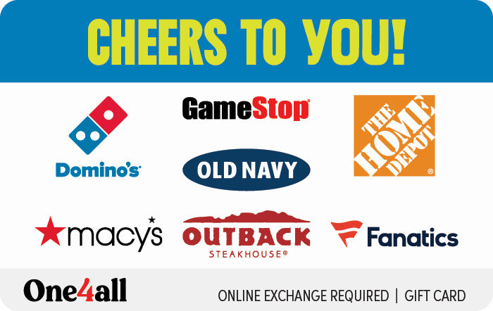 Cheers To You Choice eGift Card | Giftcards.com