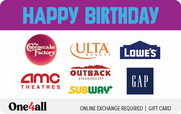 Happy Birthday Choice eGift Card | Giftcards.com