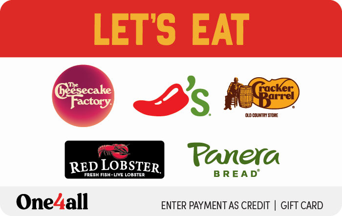 Lets Eat Choice Physical Gift Card | Giftcards.com