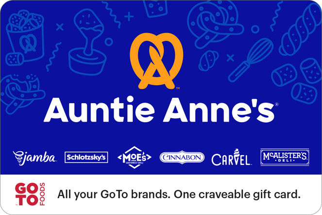 Auntie Anne's Gift Card