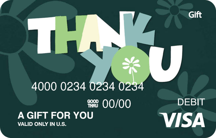 Visa® Thank You Gift Card