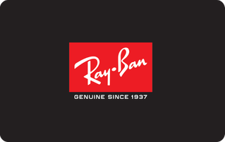 Shop Ray-Ban eGift at GiftCards.com