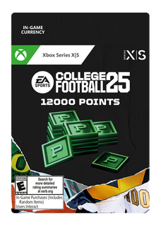 Microsoft Xbox College Football 25 12000 Points eGift