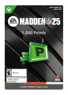 Microsoft Xbox Madden NFL 25 1,050 Points eGift