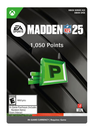 Microsoft Xbox Madden NFL 25 1,050 Points eGift
