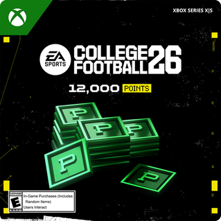 Shop Xbox College Football 26: 12000 Points eGift at GiftCards.com