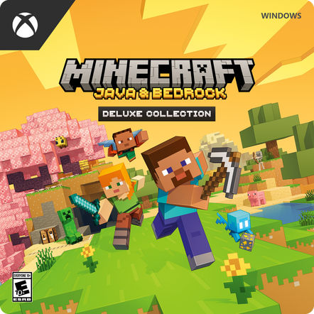 Microsoft Windows Minecraft Java & Bedrock Edition Deluxe Collection eGift