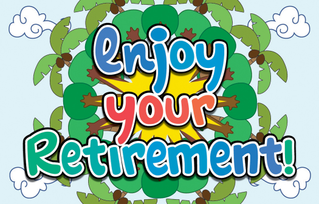 Personalize your visa with Retirement Graffiti