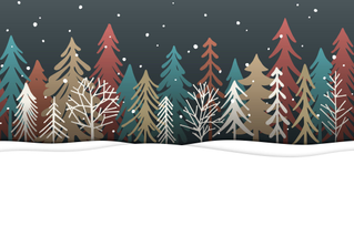 Personalize your mastercard with Holiday Trees