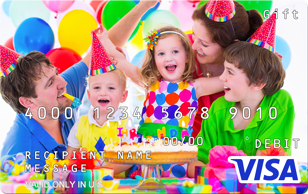 Personalize your Visa card with your own custom image